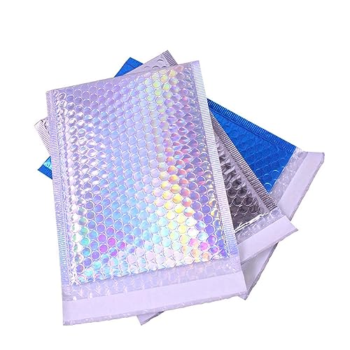 20/50 Stück Metallfolien-Luftpolsterversandtaschen, aluminisierte, gefütterte Versandtaschen, Geschenkverpackung, gepolsterter Umschlag, Versandtasche, silberfarben, 30 x 40 cm, 20 Stück-Beutel 20/50 Stück Metallfolien-Luftpolsterversandtaschen, aluminisierte, gefütterte Versandtaschen, Geschenkverpackung, gepolsterter Umschlag, Versandtasche, silberfarben, 30 x 40 cm, 20 Stück-Beutel von REDAEL