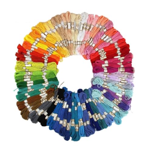 200/100/50 Ankerstich-Baumwoll-Stickgarn, Zahnseide, Nähstränge, Basteln, 25 zufällige Farben 200/100/50 Ankerstich-Baumwoll-Stickgarn, Zahnseide, Nähstränge, Basteln, 25 zufällige Farben von REDAEL