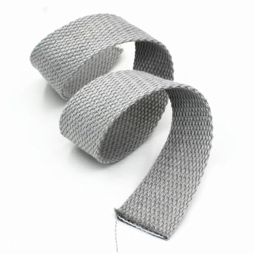 5 Meter 20/25/32/38 mm 1,3 mm dickes Baumwoll-Gurtband, Taschengurt, Bekleidungsbänder, Gürtel, DIY, Kleidung, Nähband, Schrägband, Grau, 25 mm 5 Meter 20/25/32/38 mm 1,3 mm dickes Baumwoll-Gurtband, Taschengurt, Bekleidungsbänder, Gürtel, DIY, Kleidung, Nähband, Schrägband, Grau, 25 mm von REDAEL