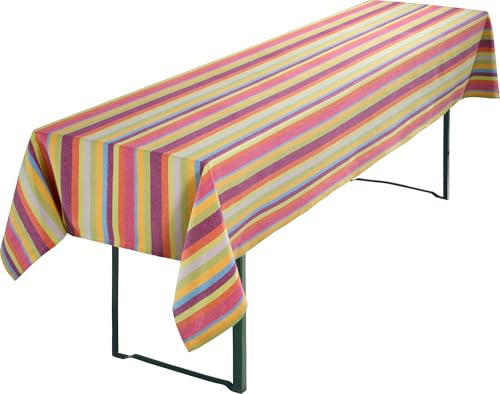 REDBEST Biertisch-Tischdecke Streifen Baumwolle bunt Größe 90x260 cm REDBEST Biertisch-Tischdecke Streifen Baumwolle bunt Größe 90x260 cm von REDBEST