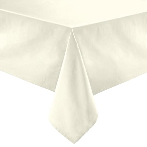 REDBEST Tischdecke Tulsa Baumwolle Creme Größe 130x220 cm von REDBEST