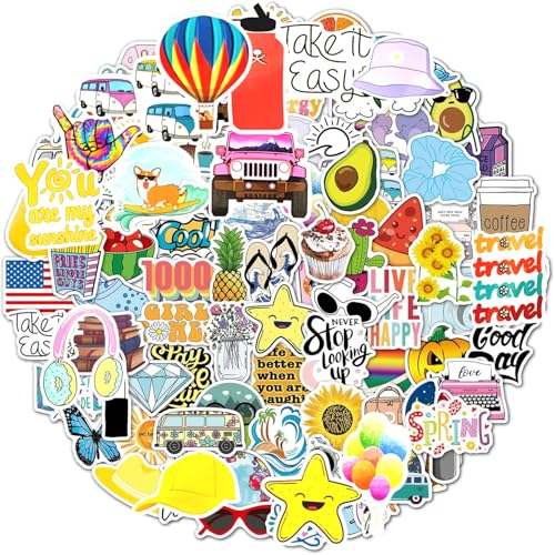 100 Stück ästhetische Sticker, wasserfest, süße Sticker, lustige Bücheraufkleber, Vinyl-Buchaufkleber, Abziehbilder für Laptop, für Wasserflaschen, Scrapbooking, Notizbuch, Laptop 100 Stück ästhetische Sticker, wasserfest, süße Sticker, lustige Bücheraufkleber, Vinyl-Buchaufkleber, Abziehbilder für Laptop, für Wasserflaschen, Scrapbooking, Notizbuch, Laptop von REEKNOKOL