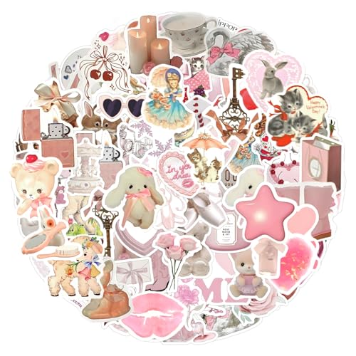 120 Stück ästhetische Sticker, wasserfest, süße Sticker, lustige Bücheraufkleber, Vinyl-Buchaufkleber, Abziehbilder für Laptop, für Wasserflaschen, Scrapbooking, Notizbuch, Laptop 120 Stück ästhetische Sticker, wasserfest, süße Sticker, lustige Bücheraufkleber, Vinyl-Buchaufkleber, Abziehbilder für Laptop, für Wasserflaschen, Scrapbooking, Notizbuch, Laptop von REEKNOKOL