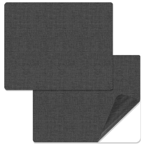 2 Stück Stoff-Reparaturflicken, selbstklebender Reparaturflicken für Segeltuch, 27,9 x 20,3 cm, wasserdichte Stoffflicken, Reparaturset für Leinen-Segeltuch für Sofas, Zelte, Möbel, Markisen (schwarz) 2 Stück Stoff-Reparaturflicken, selbstklebender Reparaturflicken für Segeltuch, 27,9 x 20,3 cm, wasserdichte Stoffflicken, Reparaturset für Leinen-Segeltuch für Sofas, Zelte, Möbel, Markisen (schwarz) von REEKNOKOL