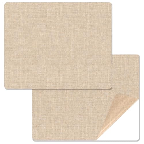 2 Stück Stoff-Reparaturflicken, selbstklebender Segeltuch-Reparaturflicken, 27,9 x 20,3 cm, wasserdichte Stoffflicken, Leinen-Segeltuch-Reparaturset für Sofas, Zelte, Möbel, Markisen, Sitze (Beige) 2 Stück Stoff-Reparaturflicken, selbstklebender Segeltuch-Reparaturflicken, 27,9 x 20,3 cm, wasserdichte Stoffflicken, Leinen-Segeltuch-Reparaturset für Sofas, Zelte, Möbel, Markisen, Sitze (Beige) von REEKNOKOL