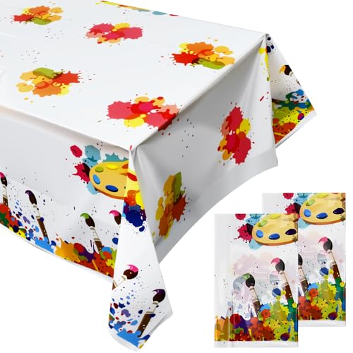 REFORUNG 2 STK Party Tischdecken zum malen Kuststoff Basteltischdecke Kinder Splashmat Abwaschbar Wachstischdecke 130x220cm Plastiktischdecke malen Wasserdicht Malunterlage für Kinder Basteln Malen REFORUNG 2 STK Party Tischdecken zum malen Kuststoff Basteltischdecke Kinder Splashmat Abwaschbar Wachstischdecke 130x220cm Plastiktischdecke malen Wasserdicht Malunterlage für Kinder Basteln Malen von REFORUNG