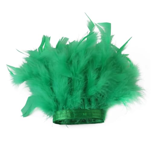 1/2 m langes Band mit Truthahnfedern, 10–15 cm, flauschiges Band für Party, Kleidung, Dekoration, Nähzubehör, EN8, 1 Meter 1/2 m langes Band mit Truthahnfedern, 10–15 cm, flauschiges Band für Party, Kleidung, Dekoration, Nähzubehör, EN8, 1 Meter von REHJJDFD