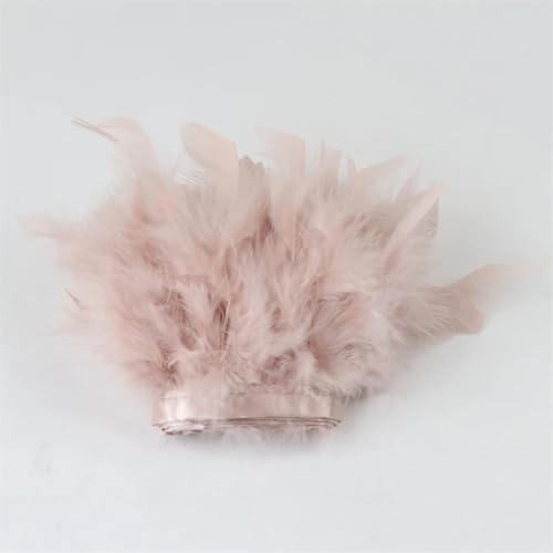 1/2 m langes Band mit Truthahnfedern, 10–15 cm, flauschiges Band für Party, Kleidung, Dekoration, Nähzubehör, Leder, pnnrk, 2 m 1/2 m langes Band mit Truthahnfedern, 10–15 cm, flauschiges Band für Party, Kleidung, Dekoration, Nähzubehör, Leder, pnnrk, 2 m von REHJJDFD
