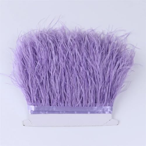 1 Meter Straußenfeder-Besatz Besatz Gefieder Fransenband Spitze für Hochzeit Party Kleid Dekoration Hellviolett 8-10cm 1 Meter Straußenfeder-Besatz Besatz Gefieder Fransenband Spitze für Hochzeit Party Kleid Dekoration Hellviolett 8-10cm von REHJJDFD