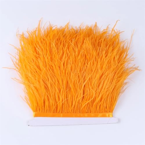 1 Meter Straußenfeder-Besatz Besatz Gefieder Fransenband Spitze für Hochzeit Party Kleid Dekoration Orange 8-10cm 1 Meter Straußenfeder-Besatz Besatz Gefieder Fransenband Spitze für Hochzeit Party Kleid Dekoration Orange 8-10cm von REHJJDFD