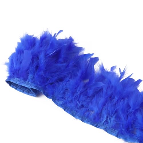 1 Meter Truthahn-Feder-Bordüre, Fransenfeder-Bordüre, für Hochzeit, Party, Federlampen-Dekoration, Blau, 10–15 cm 1 Meter Truthahn-Feder-Bordüre, Fransenfeder-Bordüre, für Hochzeit, Party, Federlampen-Dekoration, Blau, 10–15 cm von REHJJDFD