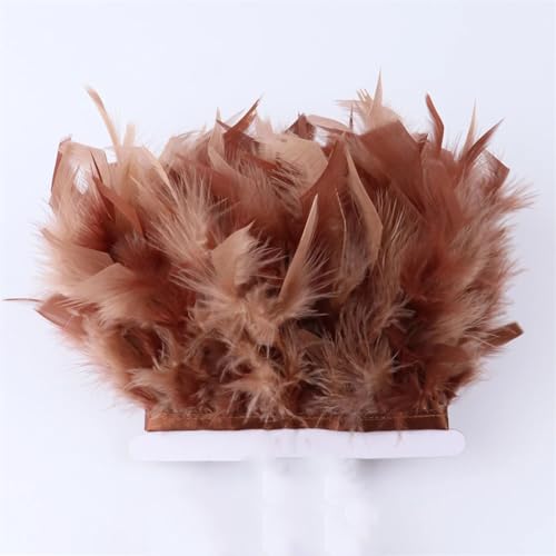 1 Meter gemischte Farben, Truthahn-Feder-Bordüre, Fransen, 10–15 cm, gefärbte Federn, Band für Kostüm, Party, Kleid, Dekoration, Zubehör, Basteln, Farbe 16 1 Meter gemischte Farben, Truthahn-Feder-Bordüre, Fransen, 10–15 cm, gefärbte Federn, Band für Kostüm, Party, Kleid, Dekoration, Zubehör, Basteln, Farbe 16 von REHJJDFD