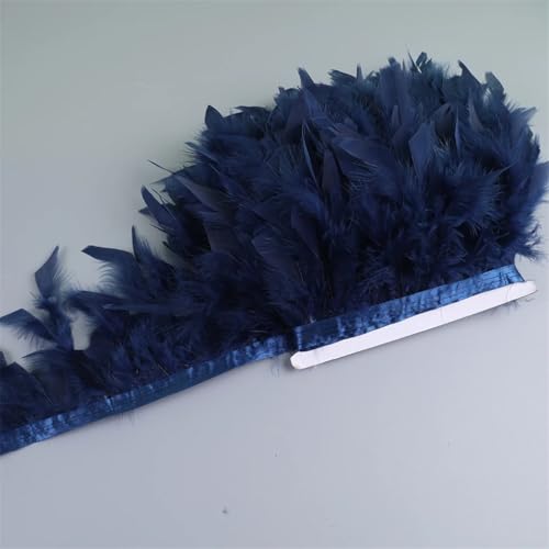 10–15 cm Federborte, DIY, Hochzeit, Basteln, Nähen, Kleidung, Party, Handarbeit, Heimdekoration, Marineblau, 5 m 10–15 cm Federborte, DIY, Hochzeit, Basteln, Nähen, Kleidung, Party, Handarbeit, Heimdekoration, Marineblau, 5 m von REHJJDFD