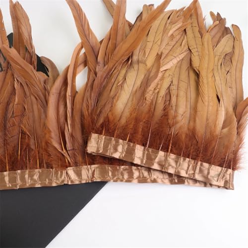 10 m Hahnschwanz-Federn, 25–30 cm, Coque-Federn, Besatz für Handwerk, Karneval, Kleid, Rock, Kostüme, Federn, Gold, 10 m 10 m Hahnschwanz-Federn, 25–30 cm, Coque-Federn, Besatz für Handwerk, Karneval, Kleid, Rock, Kostüme, Federn, Gold, 10 m von REHJJDFD