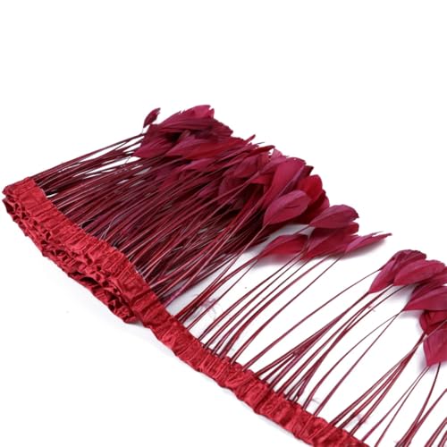 2 Meter Gänsefeder-Bordüre, Fransen 15,2 - 20,3 cm, buntes Band, Hochzeitskleidung, Nähzubehör, Plume-Dekoration, 03, 15-20 cm 2 Meter Gänsefeder-Bordüre, Fransen 15,2 - 20,3 cm, buntes Band, Hochzeitskleidung, Nähzubehör, Plume-Dekoration, 03, 15-20 cm von REHJJDFD