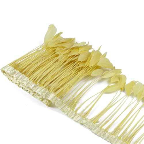 2 Meter Gänsefeder-Bordüre, Fransen 15,2 - 20,3 cm, buntes Band, Hochzeitskleidung, Nähzubehör, Plume-Dekoration, 06, 15-20 cm 2 Meter Gänsefeder-Bordüre, Fransen 15,2 - 20,3 cm, buntes Band, Hochzeitskleidung, Nähzubehör, Plume-Dekoration, 06, 15-20 cm von REHJJDFD
