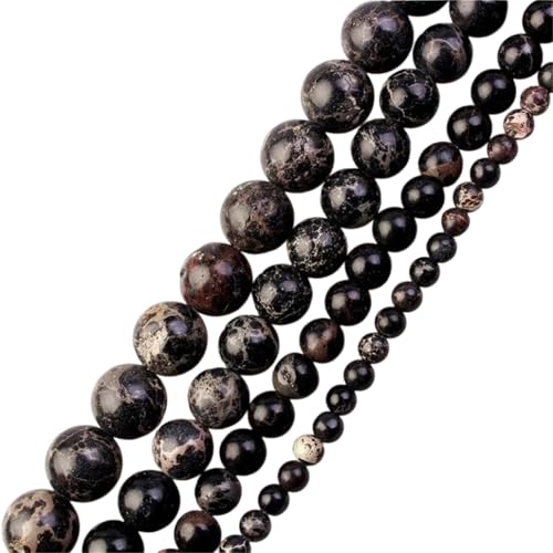 4, 6, 8, 10, 12 mm, runde Edelstein-Jaspis, Edelsteinperlen, Schmuckherstellung, lose Perlen 4, 6, 8, 10, 12 mm, runde Edelstein-Jaspis, Edelsteinperlen, Schmuckherstellung, lose Perlen von REHJJDFD