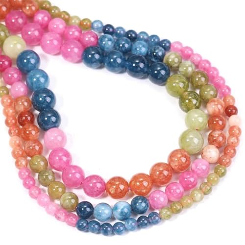 4/6/8 mm farbige Perlen – für selbstgemachte Armbänder, Halsketten, Anhänger, Ohrringe, Schmuckherstellung 4/6/8 mm farbige Perlen – für selbstgemachte Armbänder, Halsketten, Anhänger, Ohrringe, Schmuckherstellung von REHJJDFD