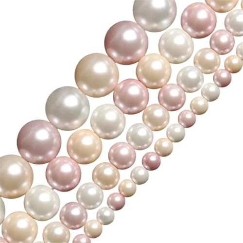 4–10 mm lose Glasperlen – bunte runde Abstandshalter für Schmuckherstellung, DIY-Armband-Zubehör 4–10 mm lose Glasperlen – bunte runde Abstandshalter für Schmuckherstellung, DIY-Armband-Zubehör von REHJJDFD