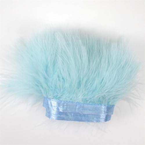 5 m/10 m Türkei-Feder-Bordüre, Federn, Dekoration, Band, Spitze für Party, Kostüm, Nähzubehör, 4–6 cm, Hellblau, 4–6 cm, 10 m 5 m/10 m Türkei-Feder-Bordüre, Federn, Dekoration, Band, Spitze für Party, Kostüm, Nähzubehör, 4–6 cm, Hellblau, 4–6 cm, 10 m von REHJJDFD