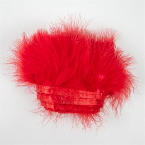 5 m/10 m Türkei-Feder-Bordüre, Federn, Dekoration, Band, Spitze für Party, Kostüm, Nähzubehör, 4–6 cm, Rot, 4–6 cm, 10 m 5 m/10 m Türkei-Feder-Bordüre, Federn, Dekoration, Band, Spitze für Party, Kostüm, Nähzubehör, 4–6 cm, Rot, 4–6 cm, 10 m von REHJJDFD