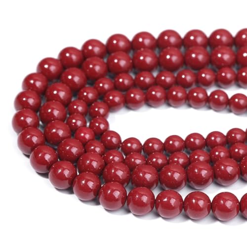 Abstandshalter aus Naturstein, rund, 6/8 mm – für Schmuckherstellung, DIY, Charm-Armband, Halskette, Zubehör Abstandshalter aus Naturstein, rund, 6/8 mm – für Schmuckherstellung, DIY, Charm-Armband, Halskette, Zubehör von REHJJDFD