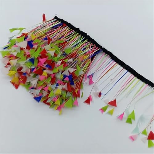 Fasan-Hühnerfeder-Bordüre, zum Einnähen, Fransen für Kleidung, DIY-Dekoration, Hochzeit, Federn, gemischte Farben, 91 cm Fasan-Hühnerfeder-Bordüre, zum Einnähen, Fransen für Kleidung, DIY-Dekoration, Hochzeit, Federn, gemischte Farben, 91 cm von REHJJDFD