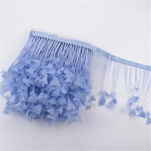 Flauschige Truthahnfedern auf Band, Quaste, Fransenbordüre, Dekoration, Feder, Bastelband, Nähen, Kleidung, Dekoration, 15. Himmelblau, 1 m Flauschige Truthahnfedern auf Band, Quaste, Fransenbordüre, Dekoration, Feder, Bastelband, Nähen, Kleidung, Dekoration, 15. Himmelblau, 1 m von REHJJDFD