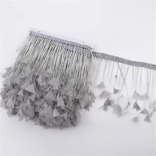 Flauschige Truthahnfedern auf Band, Quaste, Fransenbordüre, Dekoration, Feder, Basteln, Band, Nähen, Kleidung, Dekoration, 23. Grau9 Flauschige Truthahnfedern auf Band, Quaste, Fransenbordüre, Dekoration, Feder, Basteln, Band, Nähen, Kleidung, Dekoration, 23. Grau9 von REHJJDFD