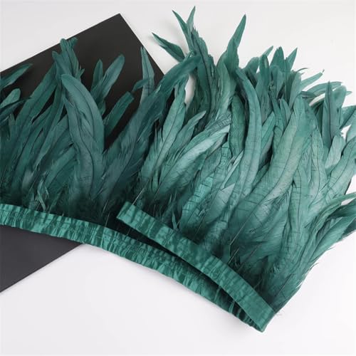 Hahnschwanzfedern, Besatz, 25–30 cm, Coque-Federn, zum Basteln, Karneval, Kleid, Rock, Kostüme, Federn, EN8, 10 m Hahnschwanzfedern, Besatz, 25–30 cm, Coque-Federn, zum Basteln, Karneval, Kleid, Rock, Kostüme, Federn, EN8, 10 m von REHJJDFD
