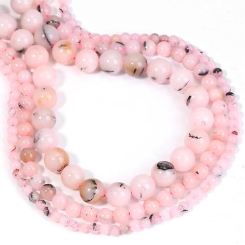 Jaspis-Steinperlen (4/6/10 mm) – für Schmuckherstellung, DIY, Armband, Ohrringe, Zubehör von REHJJDFD