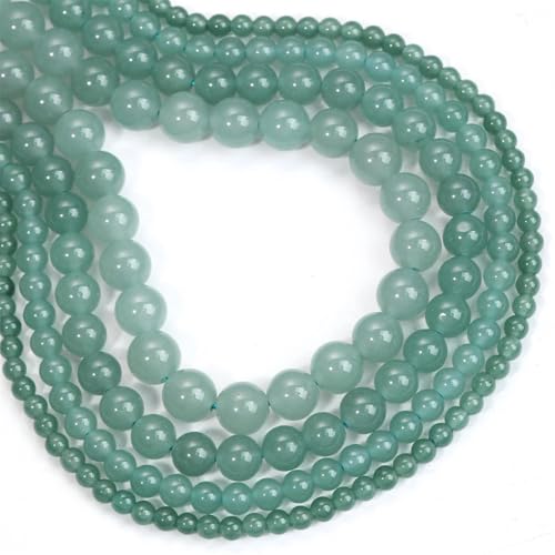 Lose Abstandshalter-Perlen, 4/6/8/10 mm, für selbstgemachten Schmuck (Zubehör für Armbänder und Fußkettchen) von REHJJDFD