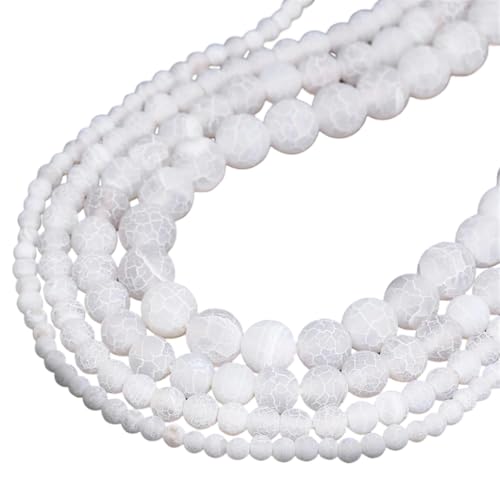 Lose Achat-Perlen – (4/6/8/10 mm) für Schmuckherstellung, DIY, Halsketten, Armbänder, Ohrringe von REHJJDFD