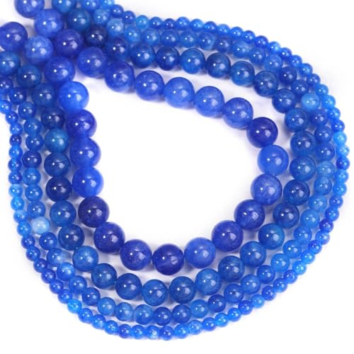 Natürliche Perlen (4/6/8/10 mm) – für Schmuckherstellung, DIY, Armband, Ohrringe, Zubehör von REHJJDFD