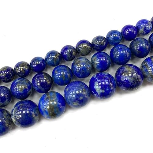 Natürliche runde Edelsteinperlen zur Schmuckherstellung, für Armbänder, Halsketten, Charms, 6/8/10 mm von REHJJDFD