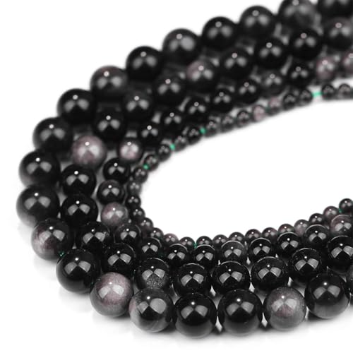 Natürliche runde lose Mineralperlen – für DIY-Schmuck, Armbänder, Ohrringe, Zubehör Natürliche runde lose Mineralperlen – für DIY-Schmuck, Armbänder, Ohrringe, Zubehör von REHJJDFD