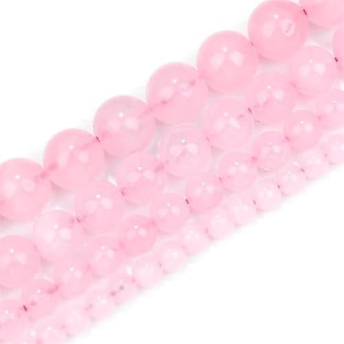 Natürliche runde lose Perlen, 4/6/8/10 mm – für DIY-Schmuck, Armband-Zubehör von REHJJDFD