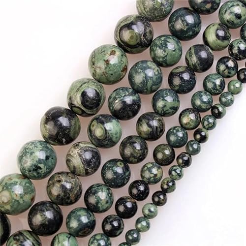Natürlicher Jaspis, rund, lose Perlen zur Schmuckherstellung, 4, 6, 8, 10, 12 mm Natürlicher Jaspis, rund, lose Perlen zur Schmuckherstellung, 4, 6, 8, 10, 12 mm von REHJJDFD