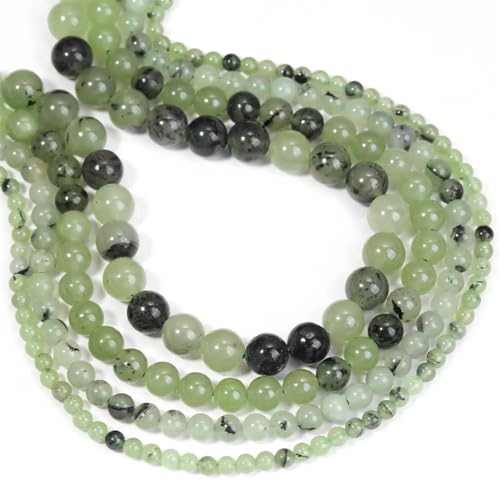 Natursteinperlen (4/6/8/10 mm) – für Schmuckherstellung, DIY, Armband, Ohrringe, Zubehör von REHJJDFD