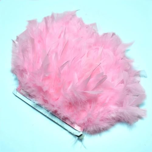 Pnnnrk Zierband mit Truthahnfedern zum Basteln, für Hochzeitskleider, Party, Zuhause, Accessoire, Pflaumenband, Nähdekoration, 1 m Pnnnrk Zierband mit Truthahnfedern zum Basteln, für Hochzeitskleider, Party, Zuhause, Accessoire, Pflaumenband, Nähdekoration, 1 m von REHJJDFD