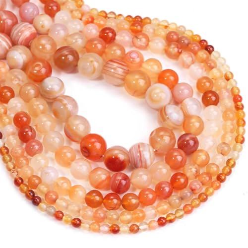 Runde Abstandshalter (4/6/8/10/12 mm) – für Schmuckherstellung, DIY, Armband, Halskette, Zubehör von REHJJDFD