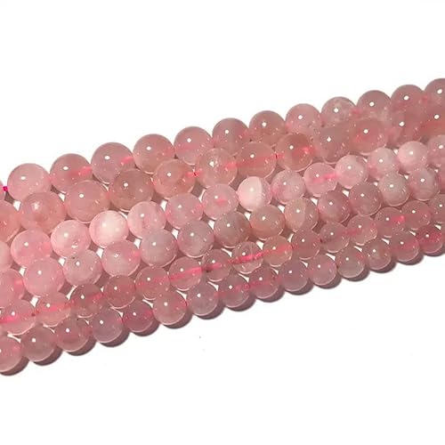 Runde Quarz-Steinperlen, natürlich, für Schmuckherstellung, DIY-Armband, 6/8/10 mm von REHJJDFD