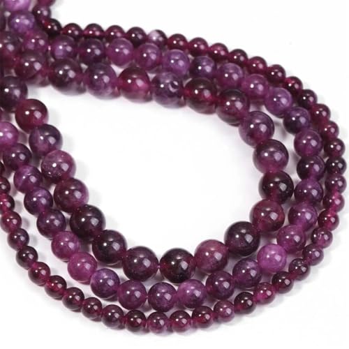 Runde lose Perlen (6/8/10 mm) – für Schmuckherstellung, Armbänder, Ohrringe, Zubehör von REHJJDFD