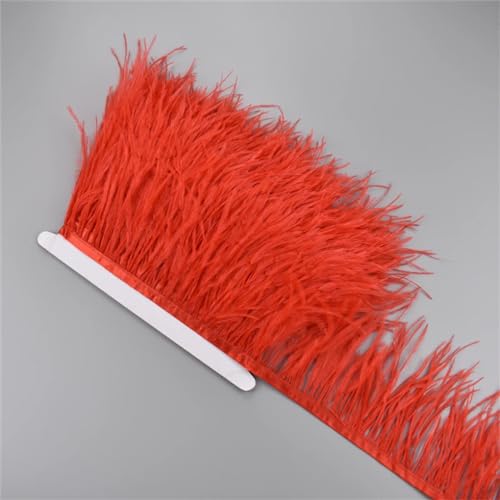Straußenfedern, Zubehör für Kleidung, Dekoration, flauschige Federn, bunt, 10–15 cm, 10–15 cm, 23 Stück Straußenfedern, Zubehör für Kleidung, Dekoration, flauschige Federn, bunt, 10–15 cm, 10–15 cm, 23 Stück von REHJJDFD