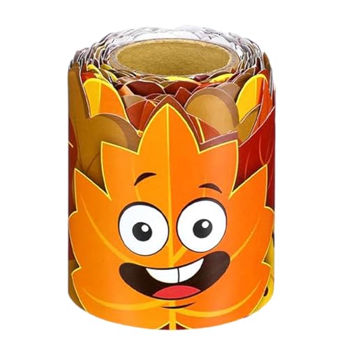 10 M Kürbisblatt Border Trim Bulletin Board Grenzen Dekorativ Aufkleber Thanksgiving Day TRIMS THANNGIVING DAY Trim Klassenzimmer Grenzen Herbstbrett von REITINGE