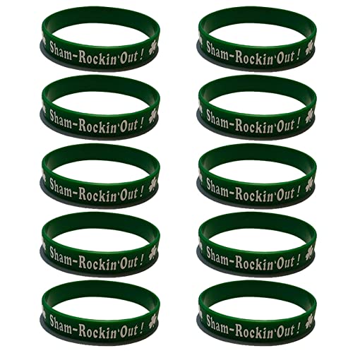 10 Stücke Patrick Silikon Armband Kinder Geschenk Liefert Für Neue Jahr Geburtstag Party Favor Präsentieren von REITINGE