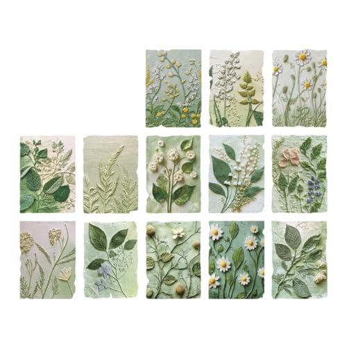 23blätter Geprägte Kunstpapier Scrapbook Dekorative Blätter Für Scrapbooking Journaling Notebook Handwerks Verzierung Blumenmuster Notizbilder von REITINGE