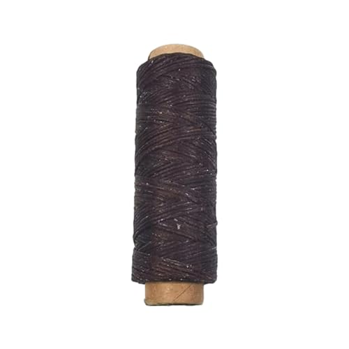 REITINGE 50 m 150D flaches, gewachstes Garn, 0,8 mm dick, gewachste Schnur, Handnähgarn, Nähschnur für Lederwarenzubehör von REITINGE
