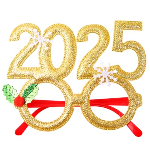 REITINGE Weihnachts-Brillenrahmen 2025 Neujahrsparty-Brillen, Weihnachtsdekoration für Erwachsene und Kinder, Urlaubsparty REITINGE Weihnachts-Brillenrahmen 2025 Neujahrsparty-Brillen, Weihnachtsdekoration für Erwachsene und Kinder, Urlaubsparty von REITINGE