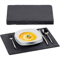 6 relaxdays Schieferplatten anthrazit 40,0 x 30,0 cm 6 relaxdays Schieferplatten anthrazit 40,0 x 30,0 cm von RELAXDAYS